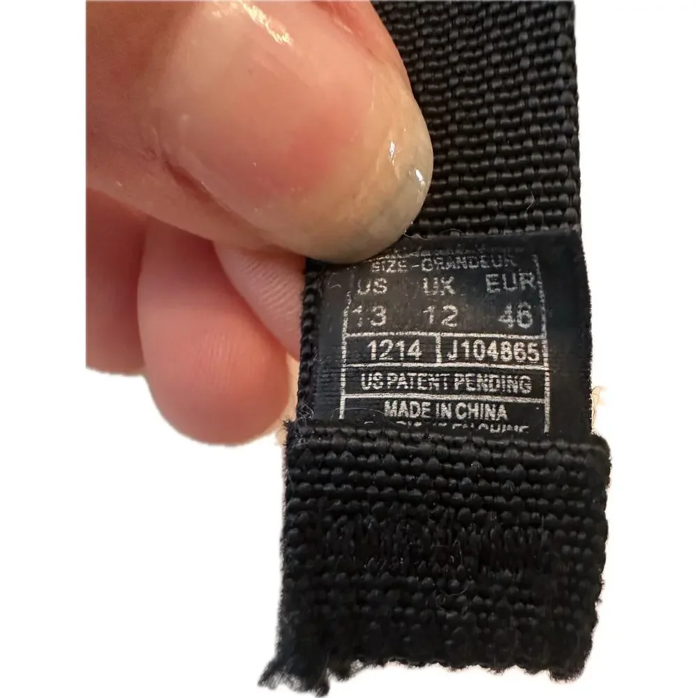 Men’s Chaco Z/1 Classic Black Gray Adjustable Sandals Size 13